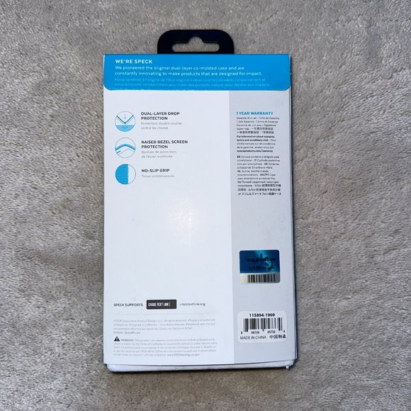 Two (2) SPECK White/Black CANDYSHELL GRIP CASEs #115894-1909 for iPhone XS Max - Picture 3 of 6